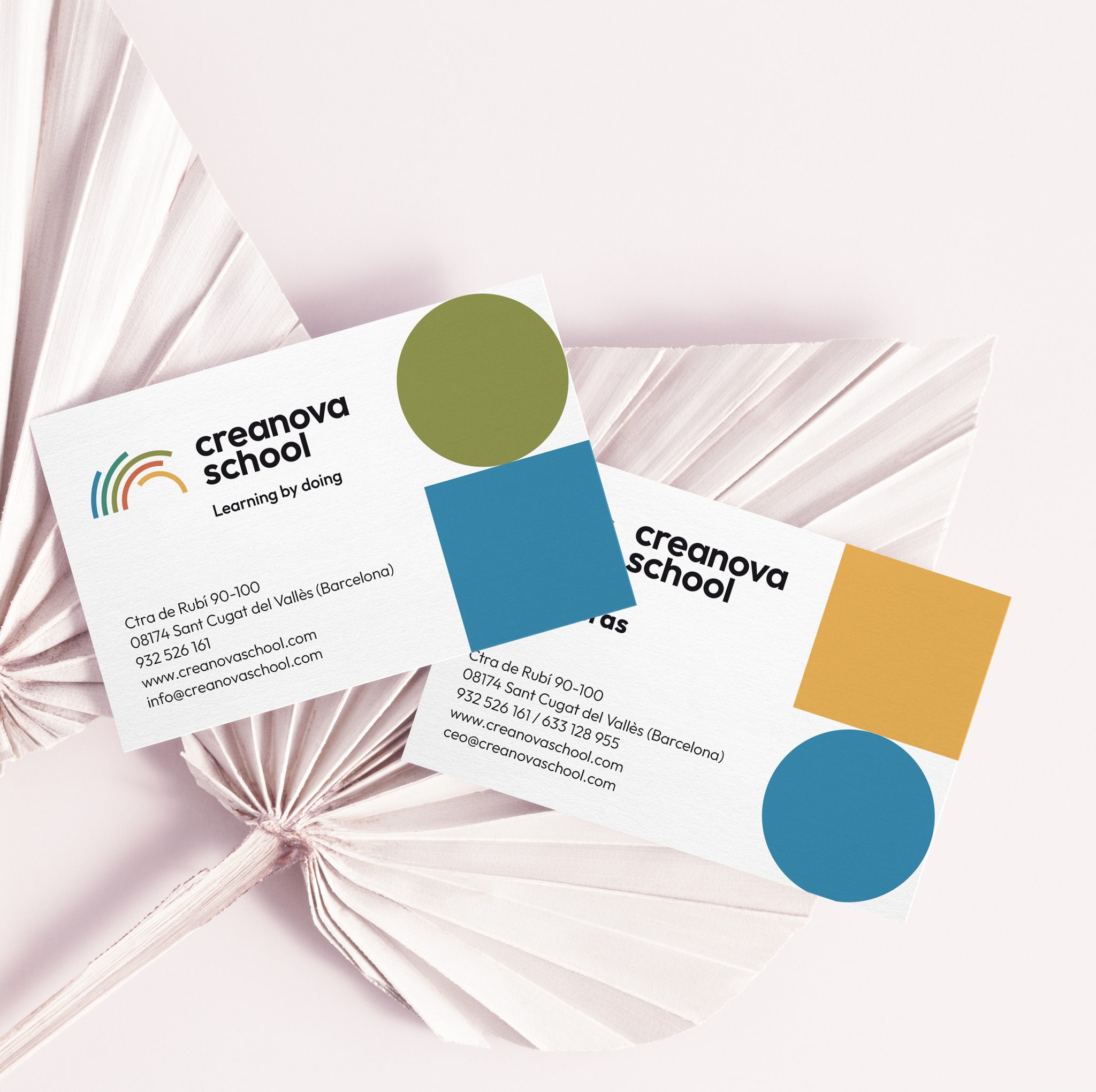 Branding.
Diseño de papelería para Creanova School
La identidad de tu marca está compuesta por diferentes elementos que se utilizan para promover y mejorar tu negocio.
Tarjetas de Visita, papelería, folletos, el contenido en redes sociales, guías de precios, presentaciones,...son algunos de ellos.

Me encanta diseñar todo tipo de materiales que mis clientes necesitan para asegurarme que toda su identidad de marca sea coherente en cualquier medio. Además me divierte mucho crearla!!

¿Cuál es tu elemento favorito de tu identidad visual?

¡Lánzate y eleva tu marca al siguiente nivel!

Más información en www.cicdesign.com

.
.
.
#cicdesignstudio #diseñodemarca #marcas #branddesign #brandingdesign #marcasconestilo #lideratumarca #brandingstrategy #brandingphotography #mujeresemprendedoras #logodesign #diseñografico #creatumarca #packaging #brandingbarcelona #inspiration #consultoriadigital #diseñoweb #Workshop #identidaddemarca #cursobranding #brandingidendity #branddesigner
